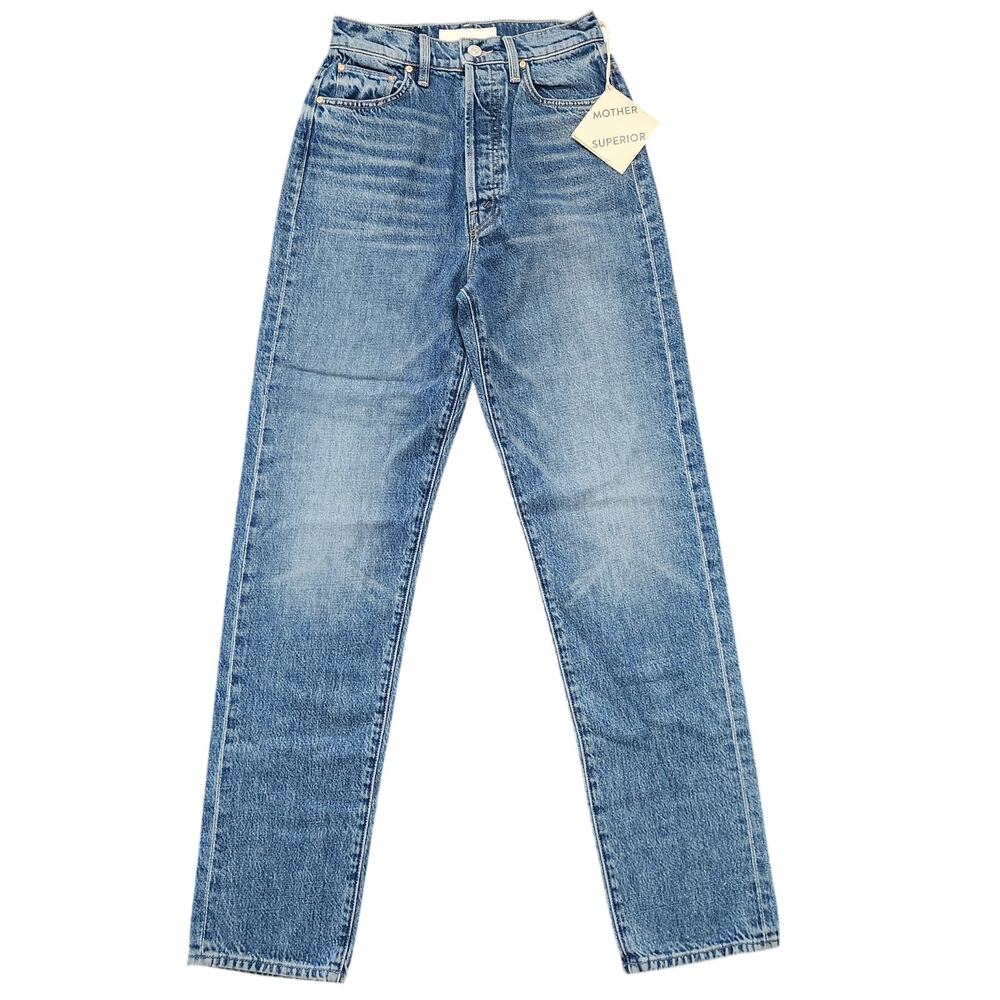 MOTHER High Rise Blue Denim Jeans